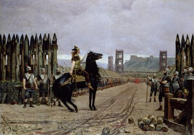 Vercingetorix (72-46 BC) before Caesar, 52 BC, 1886 by Henri Paul Motte